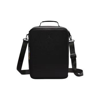 Jordan Polyester One Shoulder Crossbody Portable Storage Bag Unisex Black
