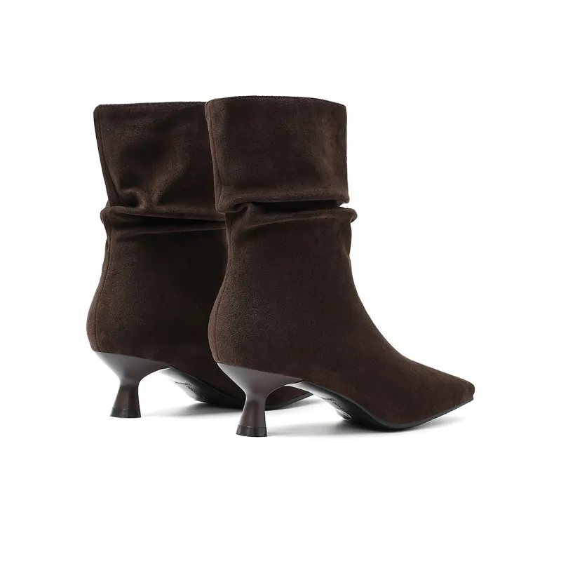 HARSON Ankle Boots Women's Black/Chocolate-9