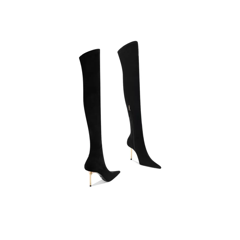 Shesrim Over the knee Boots Women's Black-2