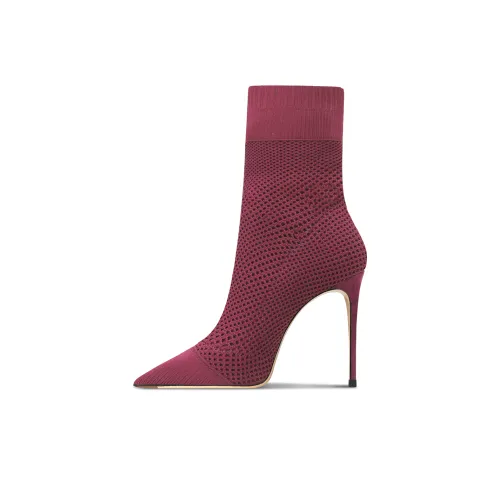 Suyymakk Ankle Boots Women's Burgundy