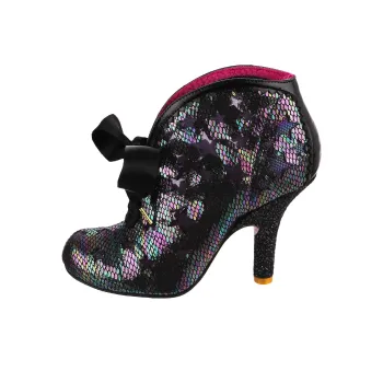 IRREGULAR CHOICE Sirius Ankle Boots 9.5cm Women's Black