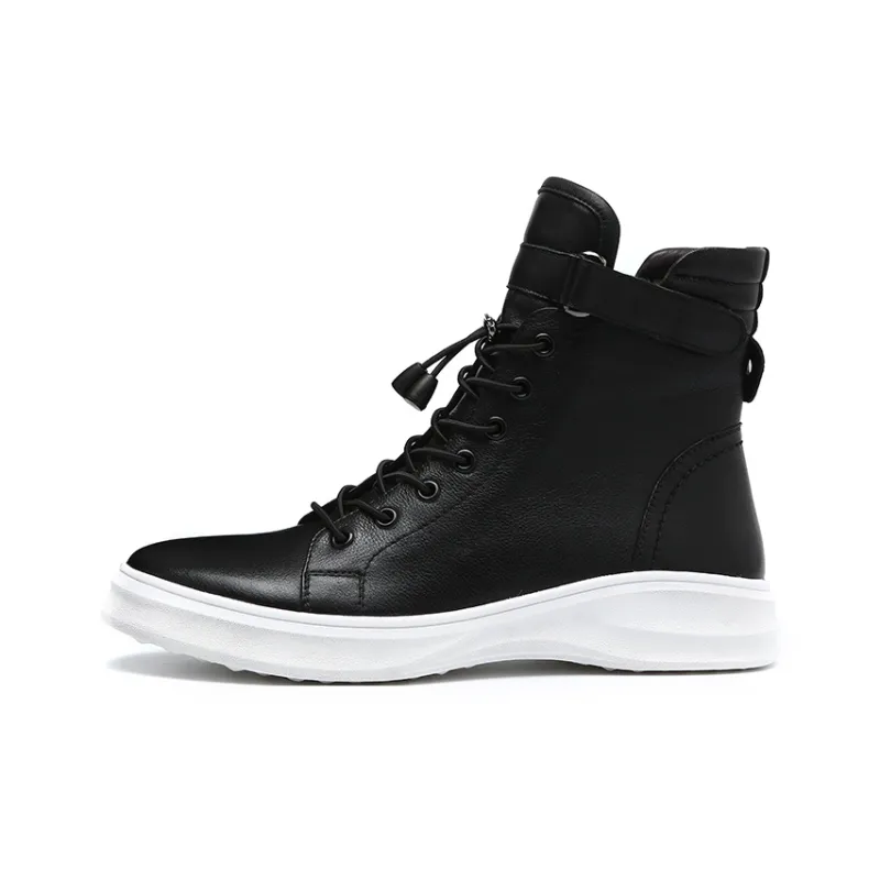 Kemaron Ankle Boots Men Black/White-14