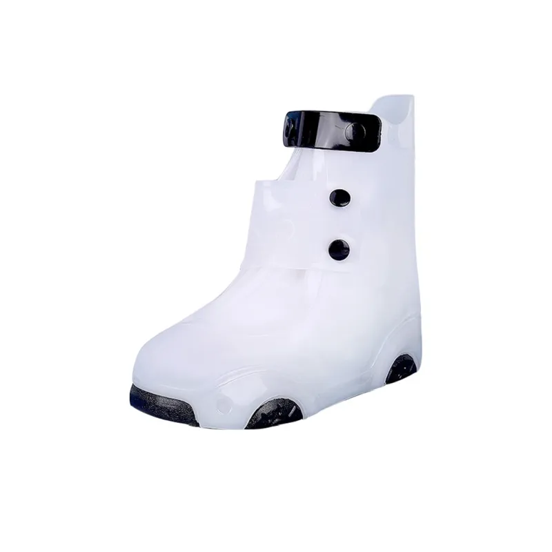 ENGMARSS Waterproof And Wear-resistant Rain Boots Unisex White-0