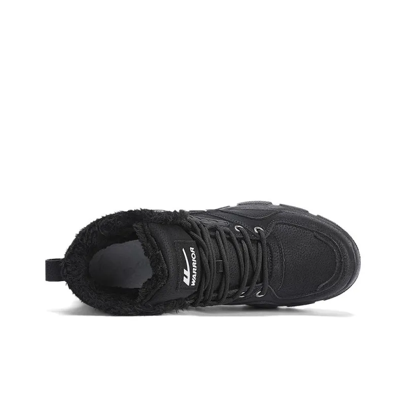 Warrior Short Snow Boots Men's Black-2
