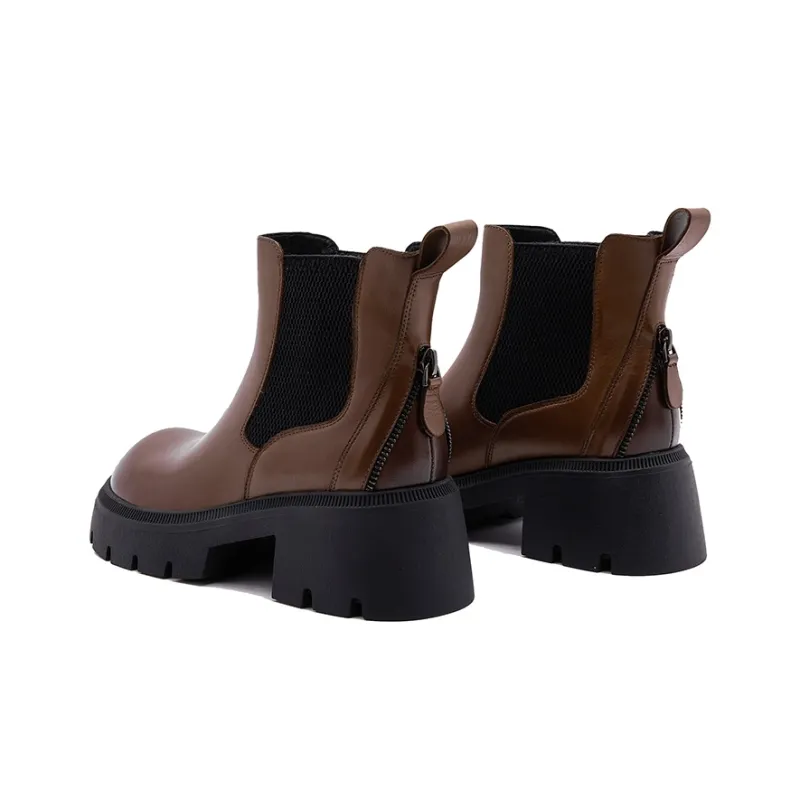 Milan Love Song Knee-High Chelsea Boots 6cm Women's-13