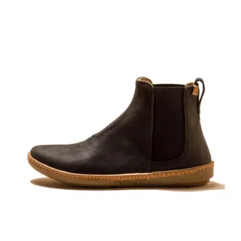 El Naturalista Short Chelsea Boots Women's Black