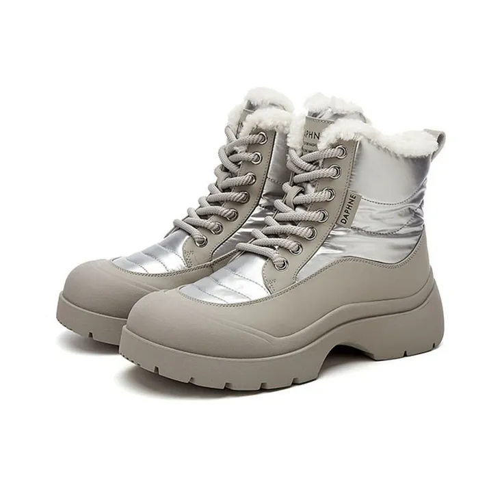 DAPHNE Ankle Boots Women's Silver-5