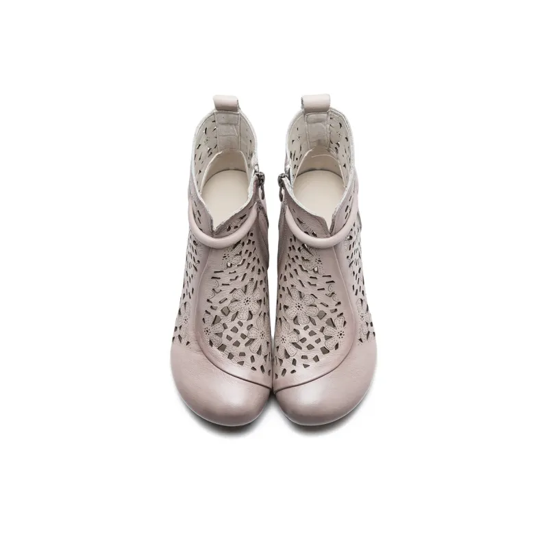 Jay Ankle Boots Women's Brown/Beige/Black-7