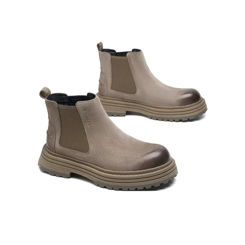 C°BANNER Short Chelsea Boots Men's Khaki-2
