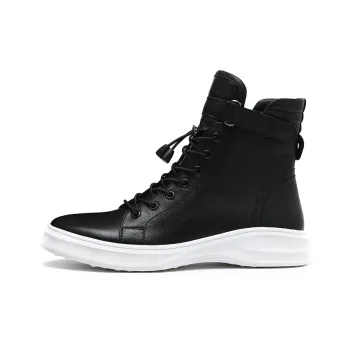 Kemaron Ankle Boots Men Black/White