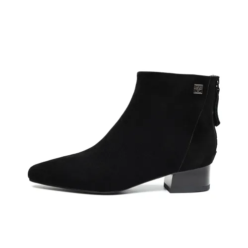 EBLAN Ankle boots Running Women's Black