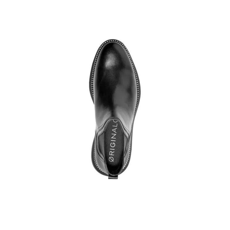 COLE HAAN Short Chelsea Boots Men's Black-4