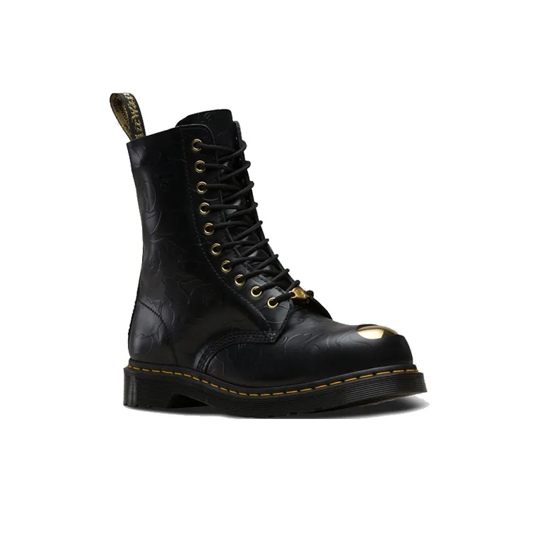 Dr.Martens 1490 Bape Black Smooth Emboss-1