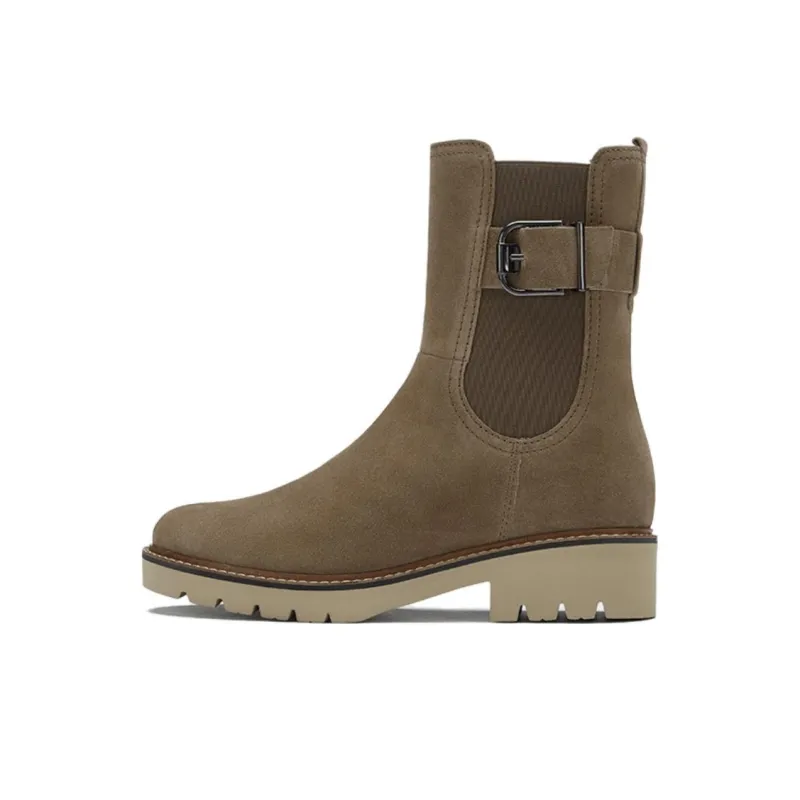 Gabor Short Chelsea Boots 2.5cm Women's Umber-0