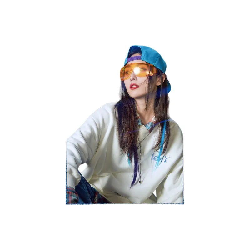Levis Sweatshirts Women's Ecru-1