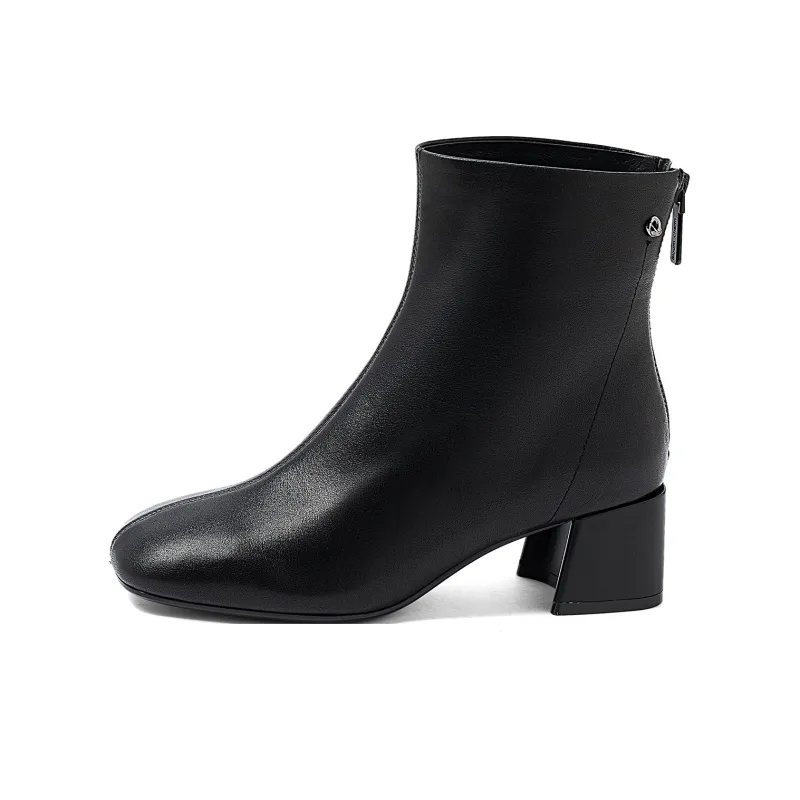 COMELY Ankle Boots Women's Black/Ecru-5
