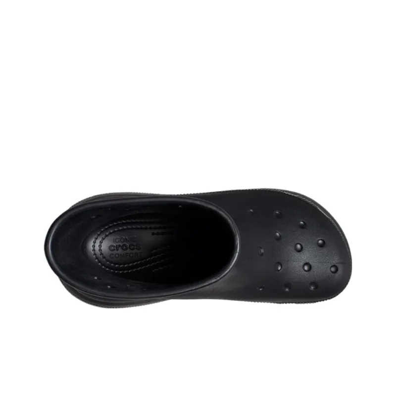 Crocs Classic Crush Rain Boot Black Women's-2
