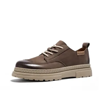 Hautton Jeans Ankle Length Vintage Work Boots Men's