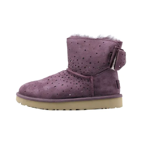 UGG Classic Mini Stargirl Bow Port 'Purple' Women's