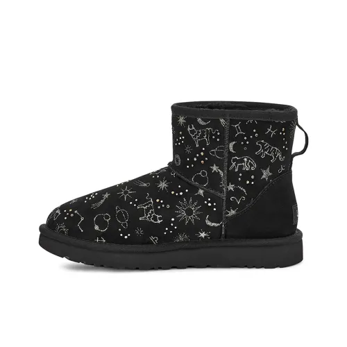 UGG Classic Zodiac Mini Snow Boots Black Women's