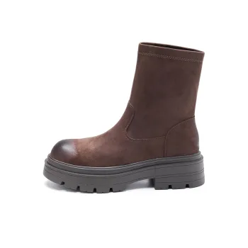 BAIJIHONG Ankle Boots 5cm Women's