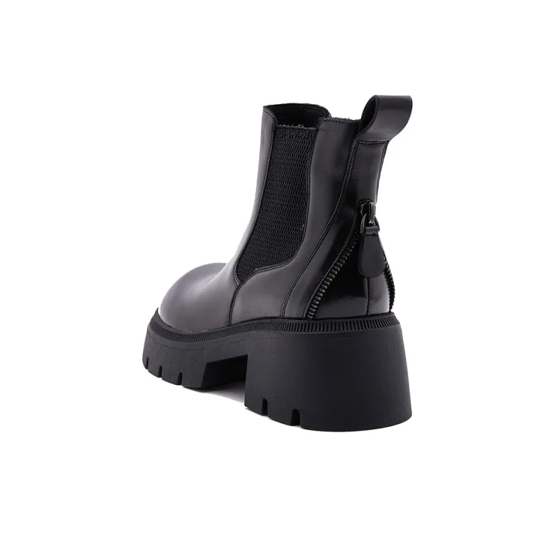 Milan Love Song Knee-High Chelsea Boots 6cm Women's-3