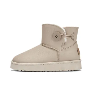 Warrior Warm And Wear Resistant Short Snow Boots Women's Camel