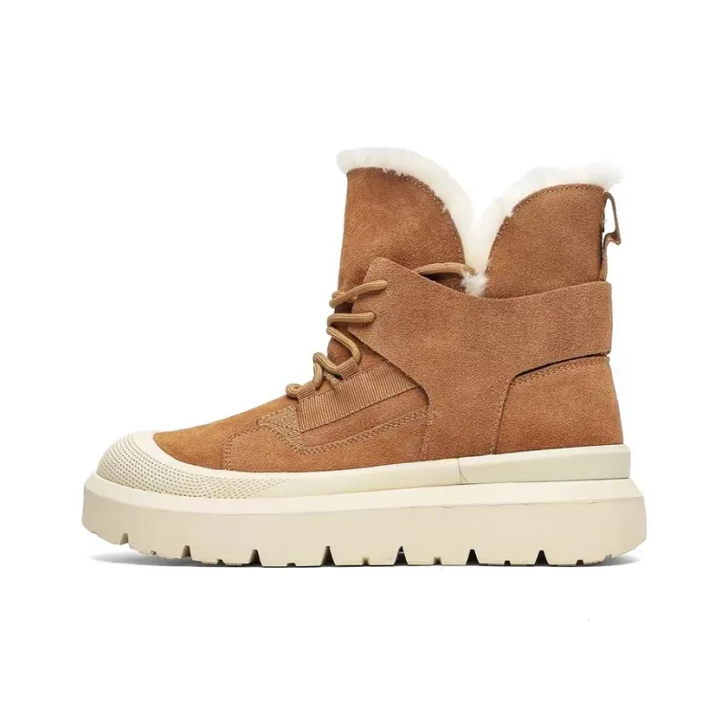 WEISHIBANGWEI Warm Slip Resistant Coverage Short Snow Boots Unisex-0