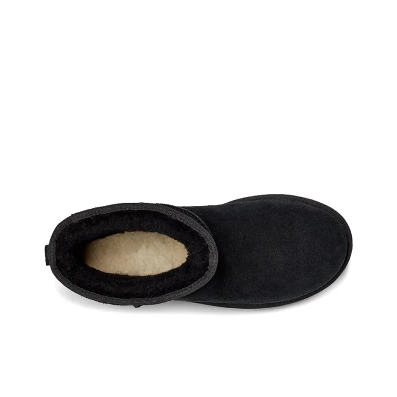 UGG Classic Mini Deco Suede Boot 'Black'-4