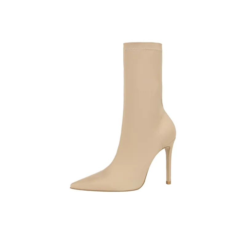 QITUMAUL Ankle Boots 10cm Women's-4