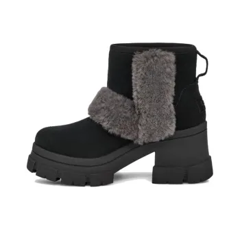 UGG Brooklyn Sunburst Heeled Boot Black Women's