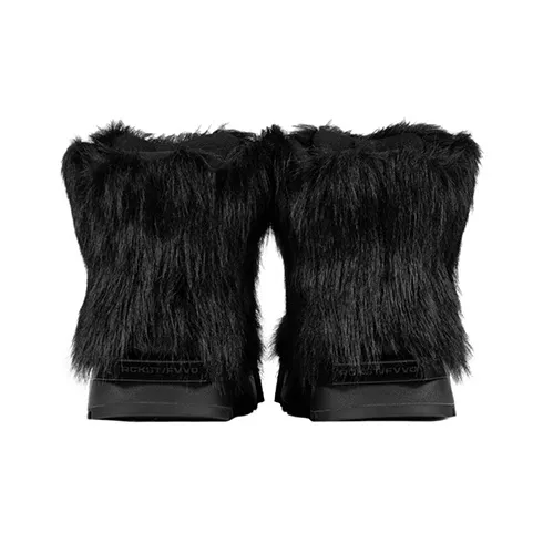 FVVO ROCKSTA LONG HAIRED HIGH TOP THICK SOLED BOOTS Ankle Boots Medium Heel Unisex-5