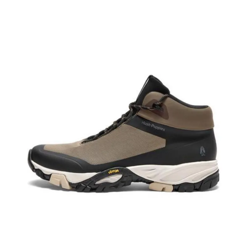 Hush Puppies Ankle Boots Men Black/Khaki-5