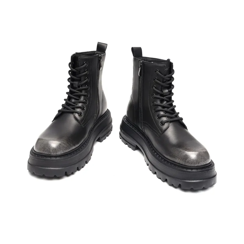 TRUMPPIPE Short Martin Boot Men's Black-8