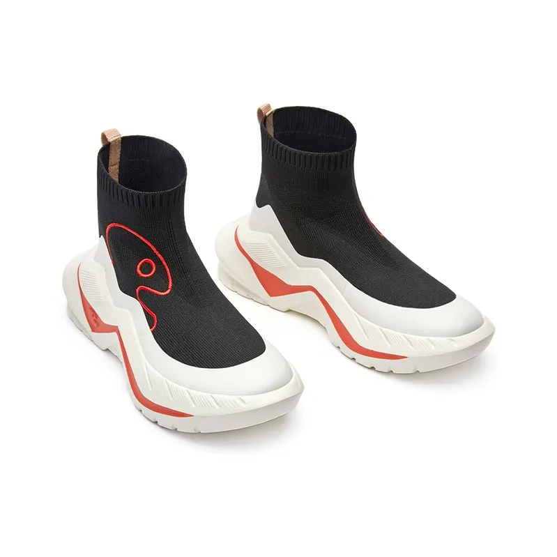 U.IN Painted Travel Shoes-Clarks 4-Color Collection Ankle Boots Unisex-9