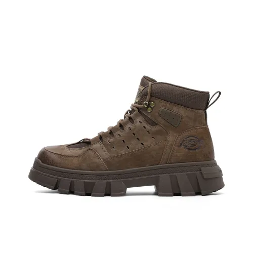 Dickies Biker Boots Martin Boot Men's Maillard Style Brown Work Boots