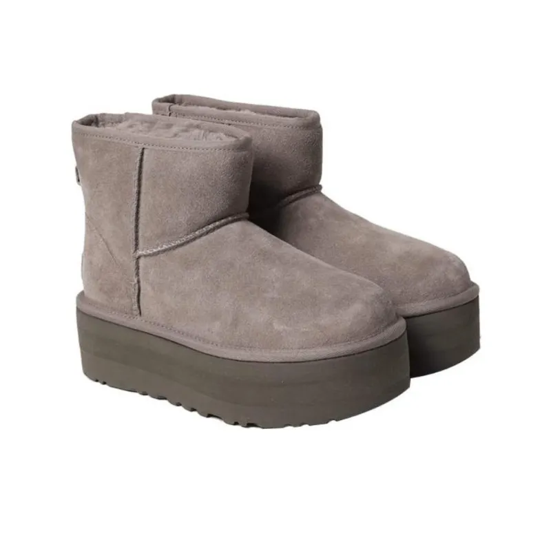 UGG Classic Mini Platform Boot Smoke Plum Women's-3
