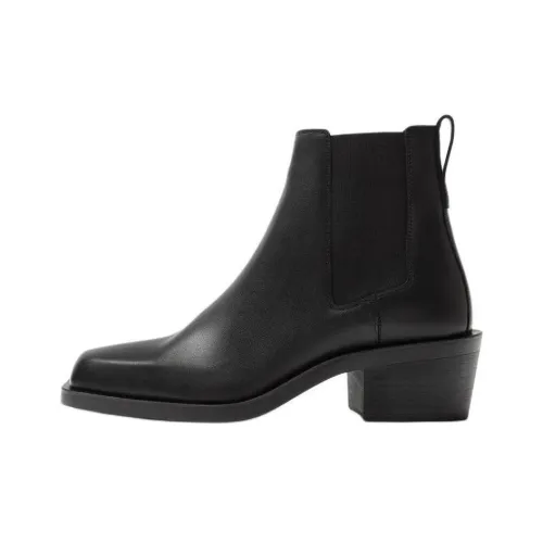 ZARA Short Chelsea Boots Men's Black
