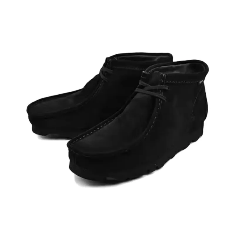 Clarks Ankle Boots Unisex Black-4