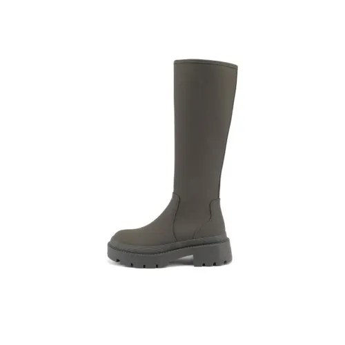 DAPHNE Knee high Boots Women's Green/Black