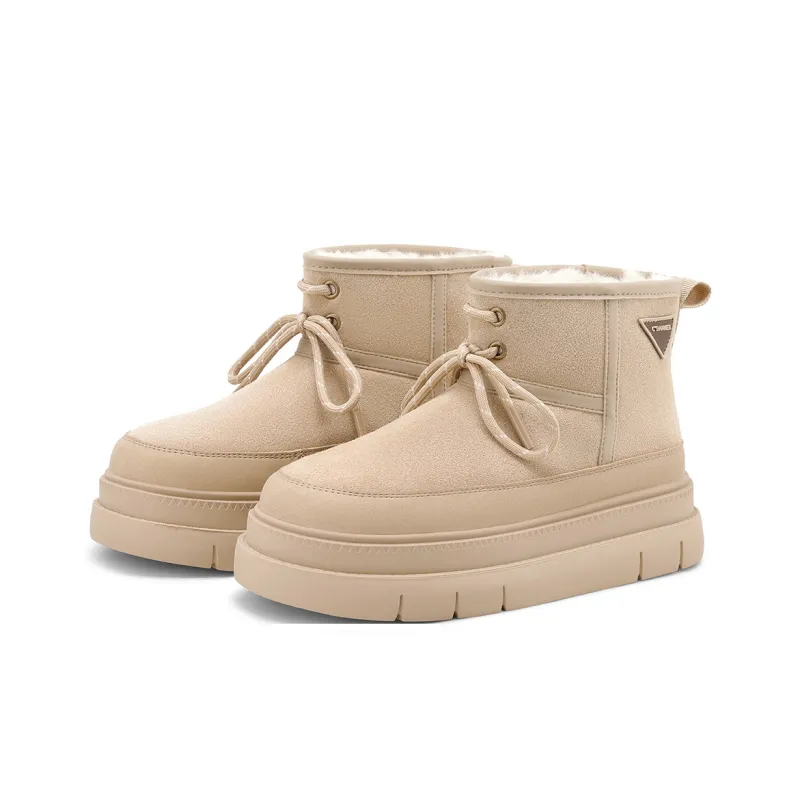 C°BANNER Warm Wear Resistant Cushioning For Height Increase Coverage 10.5cm Snow Boots Women's-9