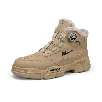 Warrior Warm Snow Boots Men's Khaki
