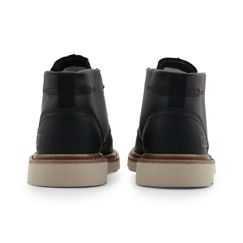CAT Breathable And Wear resistant Short Outdoor Boots Men's Black-3