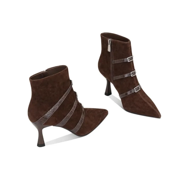 JESSICA SOPHIA Slim Boots Ankle Boots 6.5cm Women's-3