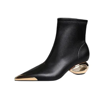 Bamiti As If Treading On Level Ground Ankle Boots 5CM Women's