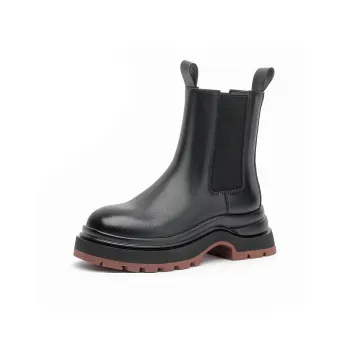 GEMEIQ Chelsea Boots Women's Black Red/Black Blue