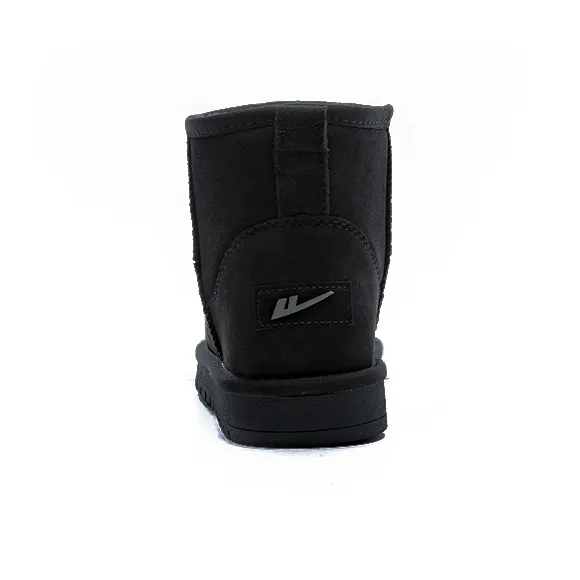 Warrior Short Snow Boots Unisex Black-3