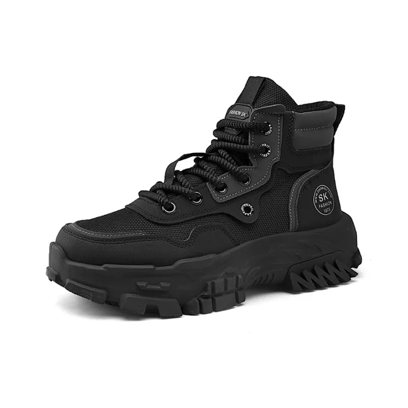 DM High-Top Vintage Platform Height Increasing Ankle Boots Martin Boots Men's-6