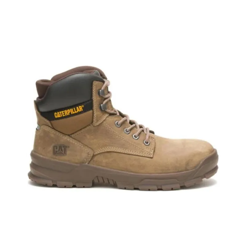 CAT Abrasion Resistant Cushioning Slip Resistant Crew Outdoor Boots Men's Umber-1