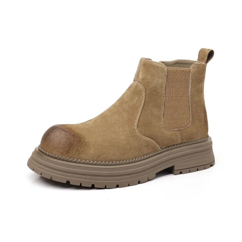 MODENGPAN Short Chelsea Boots Men's-5